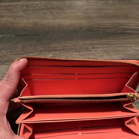 Louis Vuitton Peach and Gray Wallet - Picture 8 of 15